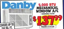 Ollie's MECHANICAL WINDOW A/C offer