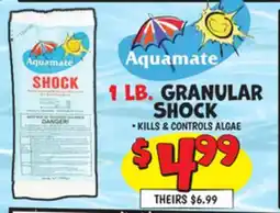 Ollie's AQUAMATE GRANULAR SHOCK offer