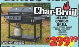 Ollie's Char-Broil DELUXE COMBO GRILL offer