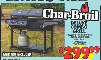 Ollie's Char-Broil DELUXE COMBO GRILL offer