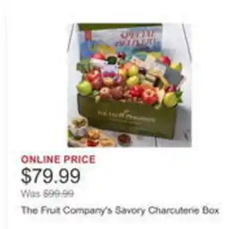 Costco The Fruit Company's Savory Charcuterie Box offer