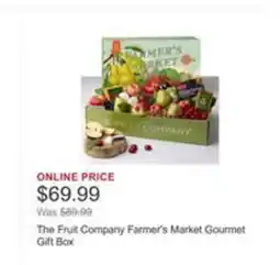 Costco The Fruit Company Farmer's Market Gourmet Gift Boxx offer