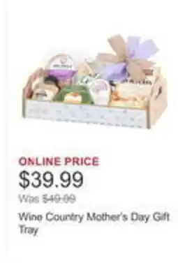 Costco Wine Country Mother's Day Gift offer