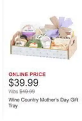 Costco Wine Country Mother's Day Gift offer