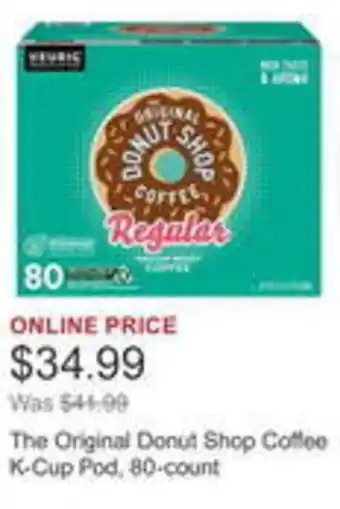 Costco The Original Donut Shop Coffee K-Cup Pod offer