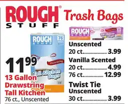 Ocean State Job Lot Rough Stuff Trash Bags offer