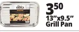 Ocean State Job Lot True BBQ Professional Stainless Steel Grill Pan 13 x 9.5 offer