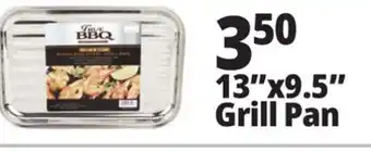 Ocean State Job Lot True BBQ Professional Stainless Steel Grill Pan 13 x 9.5 offer