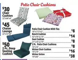 Ocean State Job Lot Patio Cushion offer