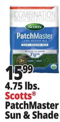 Ocean State Job Lot Scotts Patchmaster Sun & Shade Lawn Repair Mix 4.75 lbs offer