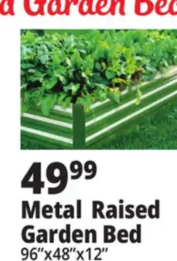 Ocean State Job Lot Tiller & Rowe Galvanized Raised Garden Bed 96 offer