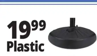Ocean State Job Lot Round Fillable Plastic Umbrella Base 21 L offer
