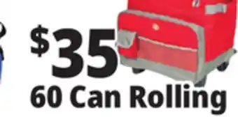 Ocean State Job Lot North Peak Hard Lined Rolling Cooler 60-can offer