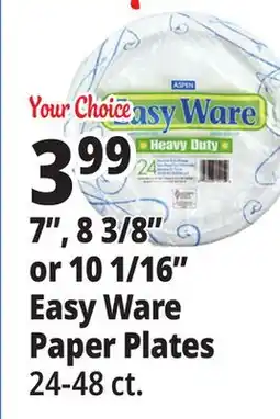 Ocean State Job Lot 7, 8 3/8 or 10 1/16 Easy Ware Paper Plates offer
