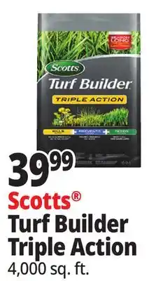 Ocean State Job Lot Scotts Turf Builder Triple Action Weed Control & Lawn Food 4 000 sq ft offer