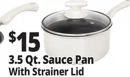 Ocean State Job Lot 3.5 Qt. Sauce Pan With Strainer Lid offer