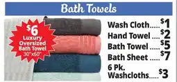 Ocean State Job Lot Bath Towels offer