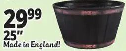 Ocean State Job Lot Whiskey Barrel Resin Planter 24.6 offer