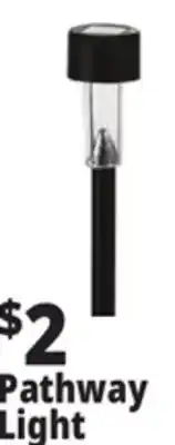 Ocean State Job Lot Solar Pathway Light Black offer