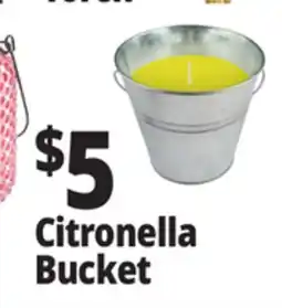 Ocean State Job Lot Citronella Bucket offer
