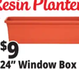 Ocean State Job Lot RUGG Terracotta Colored Window Box with Attached Saucer 24 offer