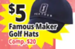 Ocean State Job Lot Famous Maker Golf Hats offer