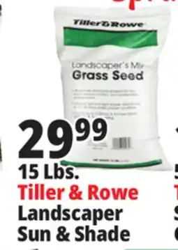 Ocean State Job Lot Tiller & Rowe Landscaper's Sun & Shade Grass Seed offer