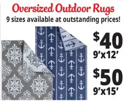Ocean State Job Lot Oversized Outdoor Rugs offer