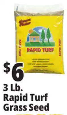 Ocean State Job Lot Rapid Turf Premium Grass Seed Mixture 3 lbs offer
