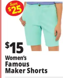 Ocean State Job Lot Women's Famous Maker Shorts offer