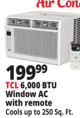 Ocean State Job Lot TCL 6,000 BTU Window AC with remote offer