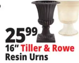 Ocean State Job Lot 16 Tiller & Rowe Resin Urns offer