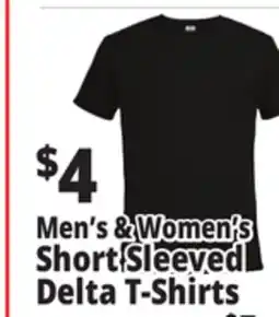 Ocean State Job Lot Men's & Women's Short Sleeved Delta T-Shirts offer