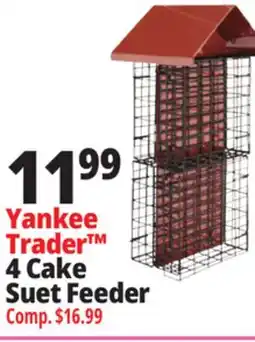 Ocean State Job Lot Yankee Trader 4 Cake Suet Feeder offer