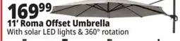 Ocean State Job Lot 11' Roma Offset Umbrella offer