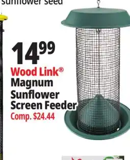Ocean State Job Lot WoodLink Magnum Black Oil Sunflower Bird Feeder offer
