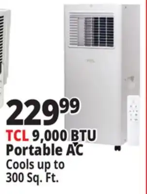 Ocean State Job Lot TCL 9,000 BTU Portable AC offer