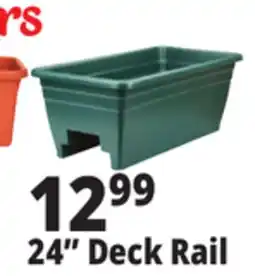 Ocean State Job Lot Green Deck Rail Planter 24 offer