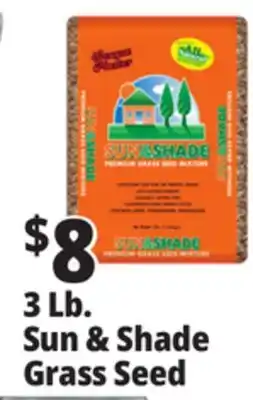 Ocean State Job Lot Premium Quality Sun & Shade Grass Seed Mixture 3 lbs offer