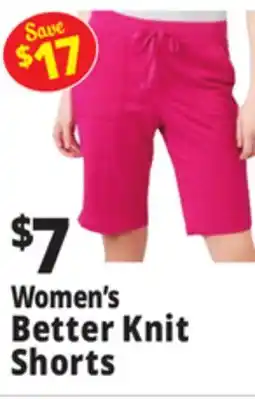 Ocean State Job Lot Women's Better Knit Shorts offer