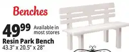 Ocean State Job Lot Resin Park Bench offer