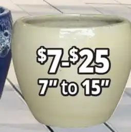 Ocean State Job Lot Outdoor Glazed Ceramic Planters offer