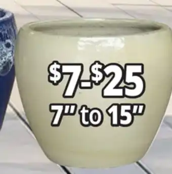 Ocean State Job Lot Outdoor Glazed Ceramic Planters offer