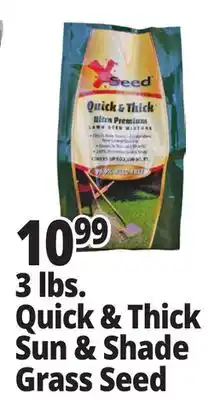 Ocean State Job Lot 3 lbs. Quick & Thick Sun & Shade Grass Seed offer