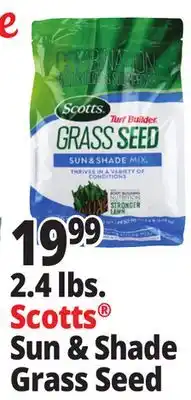 Ocean State Job Lot Scotts Turf Builder Sun & Shade Grass Seed 2.4 lbs offer
