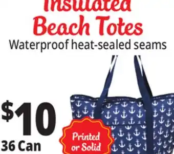 Ocean State Job Lot BocaBag Insulated Beach Tote 36-can offer