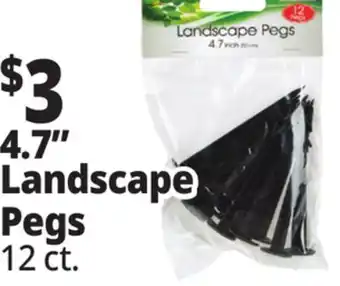 Ocean State Job Lot Tiller & Rowe Landscape Pegs 12 Count offer