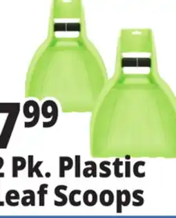 Ocean State Job Lot Plastic Leaf Scoops 2-Count offer