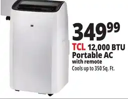 Ocean State Job Lot TCL 12,000 BTU Portable AC with remote offer