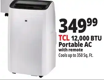 Ocean State Job Lot TCL 12,000 BTU Portable AC with remote offer